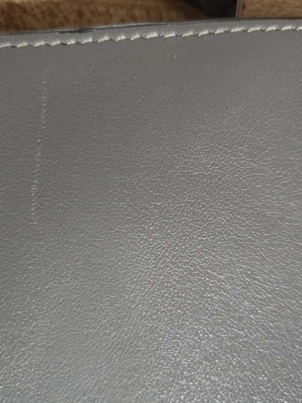 Coach Leather Slim Wallet in Gray